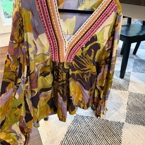 Floral Multicolor Women's Top